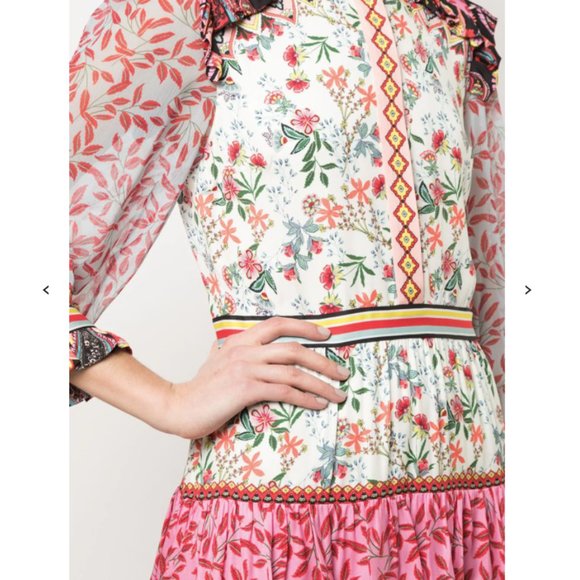 Alice + Olivia | Kathy Tiered Shirtdress - Picture 2 of 11